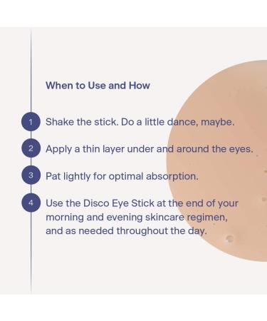 Men's Disco Eye Stick for Anti-Aging & Repairing - Reduce Puffiness & Dark Circles - All Natural & Paraben Free - 10 mL (Pack of 2) - Buy Online on GoSupps.com