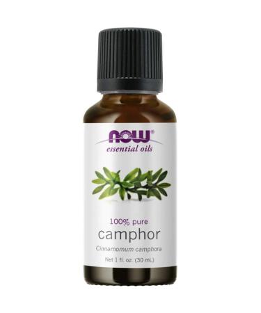 NOW Essential Oils Camphor Oil Camphorous Aromatherapy Scent 100% Pure and Purity Tested Vegan Child Resistant Cap 1-Ounce