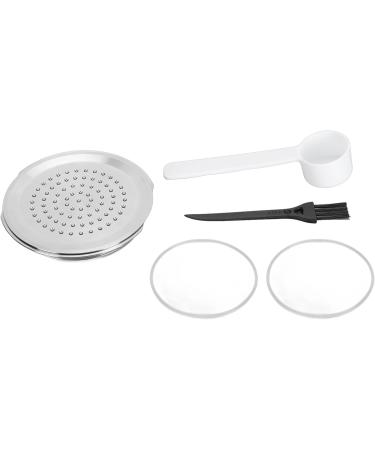 Dosette caf R utilisable en Acier Inoxydable pour Cafeti res Capsule Rechargeable de qualit Sup rieure Pr servant la Saveur pour Caf s Personnalis s avec Brosse et Cuill re - Buy Online on GoSupps.com