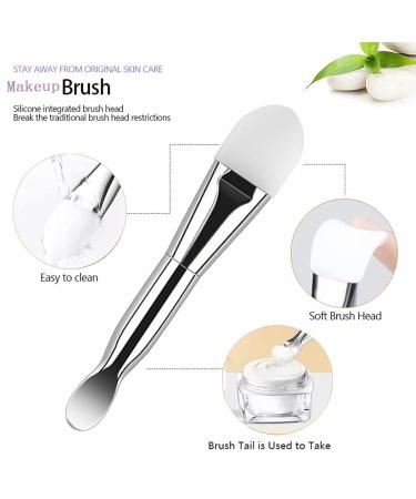 Silicone Face Mask Applicator Set - 3 Pcs Double-Ended Brushes for Mud Clay & Charcoal Masks - Perfect for Facial Treatments & Makeup Application - Buy Online on GoSupps.com
