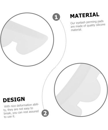 Buy Silicone Eyelash Perming Curler Pads - 5 Pairs Gasket for Perfect Curly Eyelashes | International Shipping Available - Buy Online on GoSupps.com