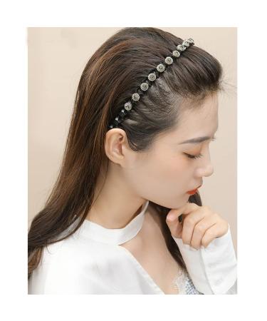 LadayPoa Pearl Floral Hairbands 4pcs - Vintage Flower Beaded Hair Accessories for Women and Girls - Buy Online on GoSupps.com