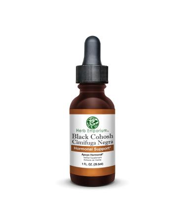 Herb Emporium Black Cohosh Root Extract 1fl. oz. (29.5 ml) Herbal Supplement Hormonal Support (Pack of 1)