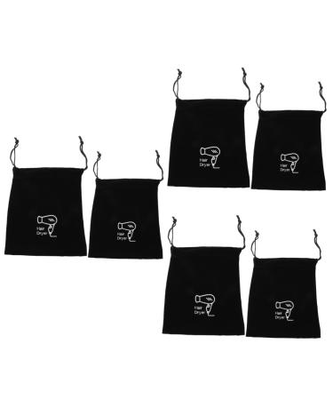 Beavorty 6 Pcs storage bag hair dryer organizer Hair Dryer pouch blow dryer organizer cotton hair iron bag