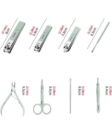 Nail Clipper Set 16-Piece Set of Nail Clippers Set Manicure Set Personal Care Set Professional Pedicure Set Beauty Set for Friends and Family Nail Clipper Kit (Color : Green-16-piece Set) - Buy Online on GoSupps.com