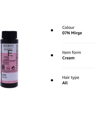 Redken Shades EQ Demi-Permanent Hair Gloss 07N Mirge 60ml - Pack of 1 - Buy Online on GoSupps.com