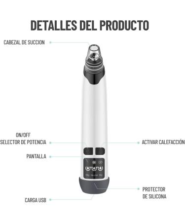 ARCIK Nose Blackhead Suction Removes Blackheads and Blackheads Pore Cleaner Heat Mode for Easy Removal Adjustable Power of 3 Modes and Accessories Included - Buy Online on GoSupps.com