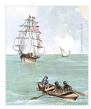 Glasses cleaning cloth "THE SEA" by Rannenberg & Friends