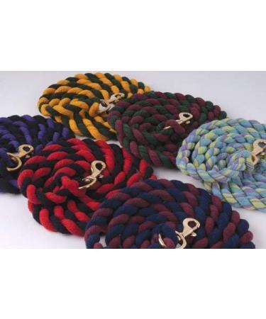 Rhinegold Horse Lead Rope 7ft long also good for dogs (Red/Royal)