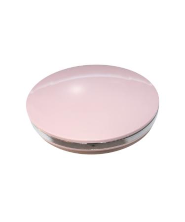 JCG Rechargeable LED Makeup Compact Mirror w/ 5X Magnification - Perfect for On-The-Go Touch-Ups  No More Changing Batteries-Pink