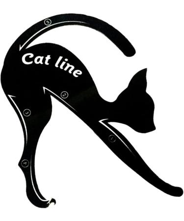 KALLORY Stencils 2pcs Eyeshadow Stencil Eye Stencil Eyeliner Stencil Mold The Cat Eye Makeup Set - Buy Online on GoSupps.com