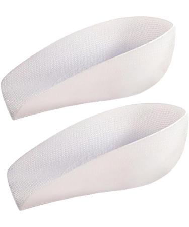 Translucent Heightening Insoles for Men & Women | Comfort Heel Cup Inserts & Shoe Pads | Clear Height Increase | 11x3.5cm - Buy Online on GoSupps.com