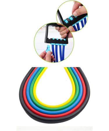 BESPORTBLE Chest Expander Stretchy Arm Pulling Resistant Band Fitness Exercise Puller Adjustable Spring Exerciser Random Color - Buy Online on GoSupps.com