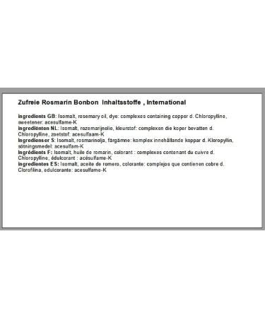 500 g sugar free rosemary herb candy - Buy Online on GoSupps.com