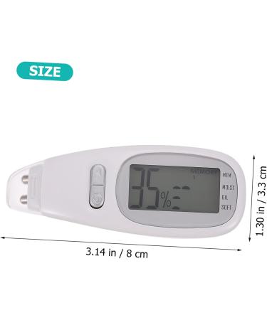 Veemoon 1 Set Moisture Tester Skin Care Device Digital Skin Meter Skin Test Pen Face Abs White Detector - Buy Online on GoSupps.com