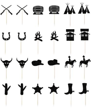 Sodasos 20 Pieces Black Glitter Cat Cupcake Toppers diverse patterns in Cat silhouette shape Theme Birthday Party Cake Decoration Baby Shower Kid 's Birthday Cake Decors (838) - Buy Online on GoSupps.com