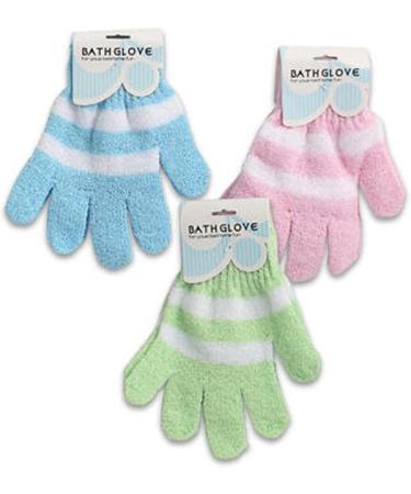 12 Pair Wholesale Lot Exfoliating Skin Spa Bath Gloves Shower Soap Clean Hygeine - Buy Online on GoSupps.com