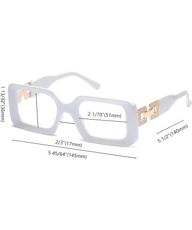 SOOLALA The Reading Glasses Company Blue Light Blocking Womens Reading Glasses White 2.25 x - Buy Online on GoSupps.com