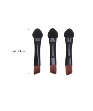 FRCOLOR 60 Pcs Eye Shadow Applicator Set - Black Makeup Blending Brushes & Disposable Sponge Applicators for Flawless Makeup Application - Buy Online on GoSupps.com