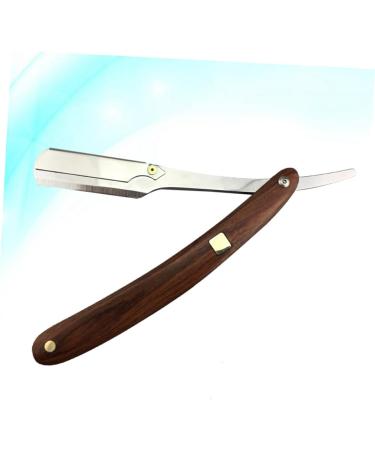 Buy Magiclulu Men's Foldable Razor Double Edge Hair Cutter & Shaving Tool Premium Wooden Straight Razor for a Perfect Shave - Buy Online on GoSupps.com