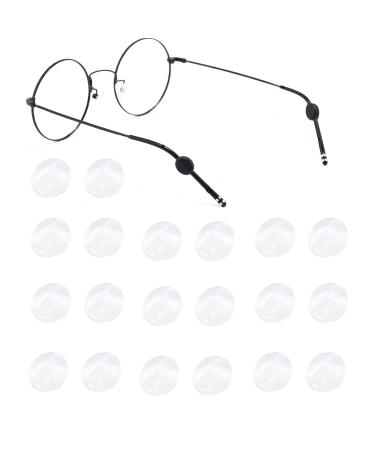 Opugit anti-slip glasses ear hooks silicone round 10 pair comfort silicone anti-slip holder for glasses for sports glasses temple white - Buy Online on GoSupps.com