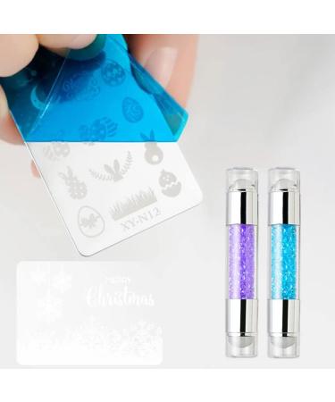 nail printing template Nail Printing Tool Nail Polish Pattern Making Aids Nails Seal Mold Nail Stamp Plate Purple - Buy Online on GoSupps.com
