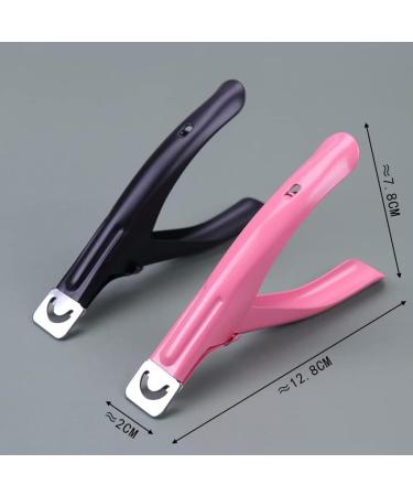 MARLAS Professional-Grade Acrylic False Nail Trimmer - Precision Stainless Steel Cutter (Pink) - Buy Online on GoSupps.com
