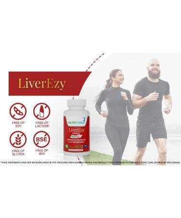 Liver Support Supplement Supports Detox Cleansing & Lipid Metabolism with Bergacyn FF (Bergamot & Artichoke) 30 LiverEzy Vegan Capsules - Buy Online on GoSupps.com