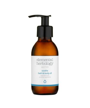 Elemental Herbology Soothe Bath & Body Oil 5.0 Fl.Oz. - Essential Oils Blend for a Calming Bath
