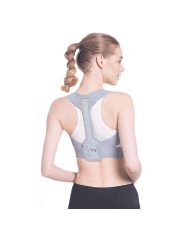 Emoly Posture Corrector for Men & Women - Adjustable Shoulder Posture Brace - Adjustable Upper Back Brace - Invisible Thoracic Back Brace for Hunching (L)