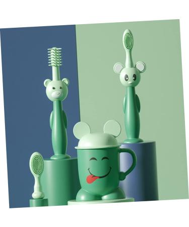 Mobestech 3 Sets Toothbrush Set for Newborns & Kids - Soft Training Toothbrush Baby Toothbrush & Cleaning Cup - Perfect for Gentle Oral Care - Buy Online on GoSupps.com