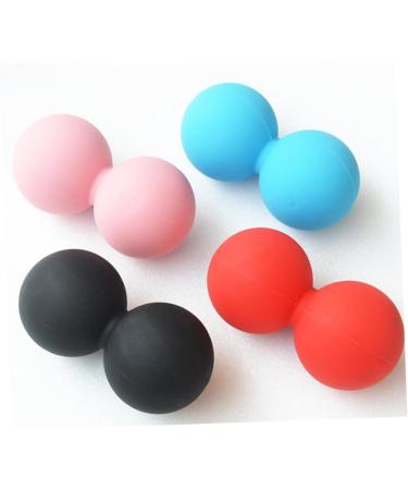 Gleavi 2-St Peanut Yoga Massage Ball - Silicone Muscle Roller for Relaxation & Mobility | Fitness & Wellness - Buy Online on GoSupps.com