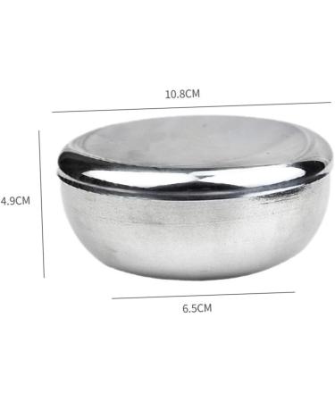 Premium Metal Shaving Bowl with Razor Cream Soap - Ultimate Men's Shaving Kit for Smooth Grooming - Buy Online on GoSupps.com