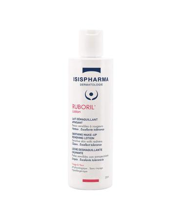 ISISPharma Ruboril Lotion Soothing cleaning milk 250 ml - sensitive skin all kinds of redness - without rinsing - unpared - face and eyes - France