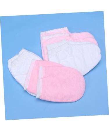 Healeved 8 Pairs Beauty Accessories Paraffin Wax Warmer for Hands and Feet Bath Treatment Mitt Glove Cloth Booties Paraffin Wax Mitts and Booties Insulation Whitening - Buy Online on GoSupps.com