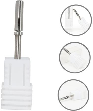 minkissy Acrylic Nails Trim Drill Bit Spas Nail Drill Shank Nail Shank for Women Nail Shank for Nail Drill Small Grinding Head Metal Nail Shaft Core Women's Nail Supplies Tungsten Steel - Buy Online on GoSupps.com