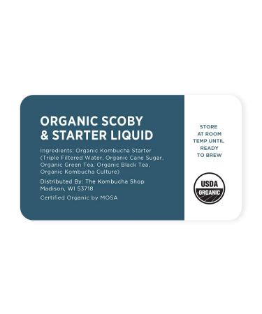 Organic SCOBY 2-Pack for Brewing Kombucha Tea - Urban Kitchen 1lb (Pack of 2) - Buy Online on GoSupps.com