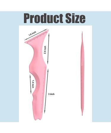 SILICONE EYELINER STENCILS 2PCS | Winged Tip Eyeliner Aid & Eyebrow Pencil Stencil | Multi-Purpose Makeup Tool for Perfect Eyeliner & Defined Eyebrows | Face Contour & Lip Line | Pink & Purple - Buy Online on GoSupps.com