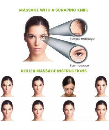 4-Piece Jade Roller & Gua Sha Massage Kit - Face & Neck Smoothing Tool for Eye Swelling Relief | Green Jade Massage Set - Buy Online on GoSupps.com