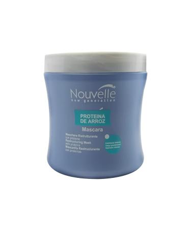 Nouvelle Proteina de Arroz | Restructuring Mask With Proteins Deep Nourishment Mascarilla Reestructurante 16.9oz-500ml