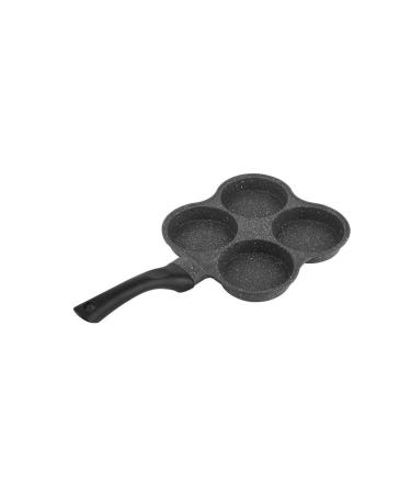 WIPPWER Saucepan 4-Hole Pancake Omelet Eggs Pan Frying Pot Breakfast Maker Kitchen Utensil Saucepan Cookware Wok