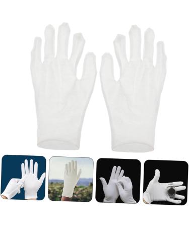 PLAFOPE 12 Pairs Moisturizing Gloves Work Gloves Working Gloves Moisturizing Overnight Gloves Cotton White - Buy Online on GoSupps.com