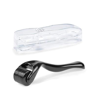 Zemolo Dermaroller 1.0mm bare scooter Microneedling Roller with 540 needles micronic needles derma scooter for man & woman hair care face and body stretch strips folds large pores (black 1.0mm) 1.0mm black - Buy Online on GoSupps.com