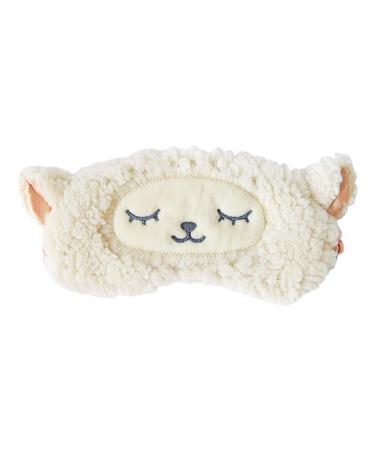 H Homewins Sleep Mask Ultraich Eye Mask made of plush & silk light -blocking ophthalmetic with rubber band sweet women mask for sleeping party (sheep)