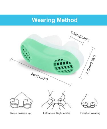 2 in 1 Anti Snoring Devices: Nose Air Purifier & Nasal Vents for Snore Reduction - CPAP Users, Men & Women - Sleep Aid for Better Sleep - Buy Online on GoSupps.com