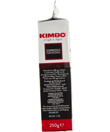  Italian Gourmet E.R. Kimbo Caffe Espresso Napoletano Ground Coffee 250g + Pulp Italian Gourmet 400g Set of 6 - Buy Online on GoSupps.com
