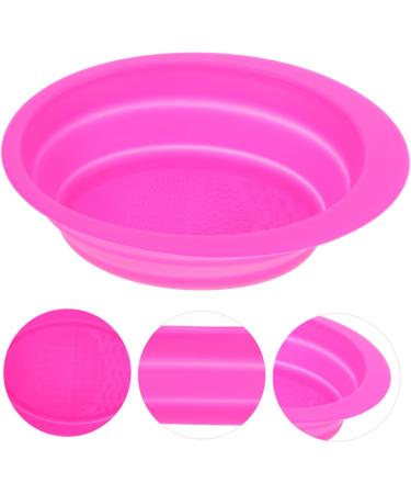 Housoutil Cleaning Pad Makeup Brush Cleaner Brush Cleansing Mat Cosmetic Brush Cleaner Pad Brush Rinsing Pad Cleaning Tool Washers Brush Cleansing Pad Silica Gel Makeup Egg Make up 14.5x11cm Rosy - Buy Online on GoSupps.com