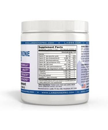 L-ARGININE PRO 2-Pack Orange and Grape | Blood Flow | Pre-Workout Drink | Great Tasting with Vitamins C B6 B12 K & More - Buy Online on GoSupps.com