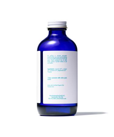 PurO3 Ozonated Oil Pulling Solution - Organic Coconut Oil for Teeth & Gums Non-Toxic with Peppermint 8 oz - Pure Ozone Infused Oral Care - Buy Online on GoSupps.com