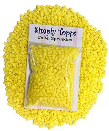 Yellow Mix Confetti Edible Sugar Sprinkles 25g Cake & Cupcake Decorations
